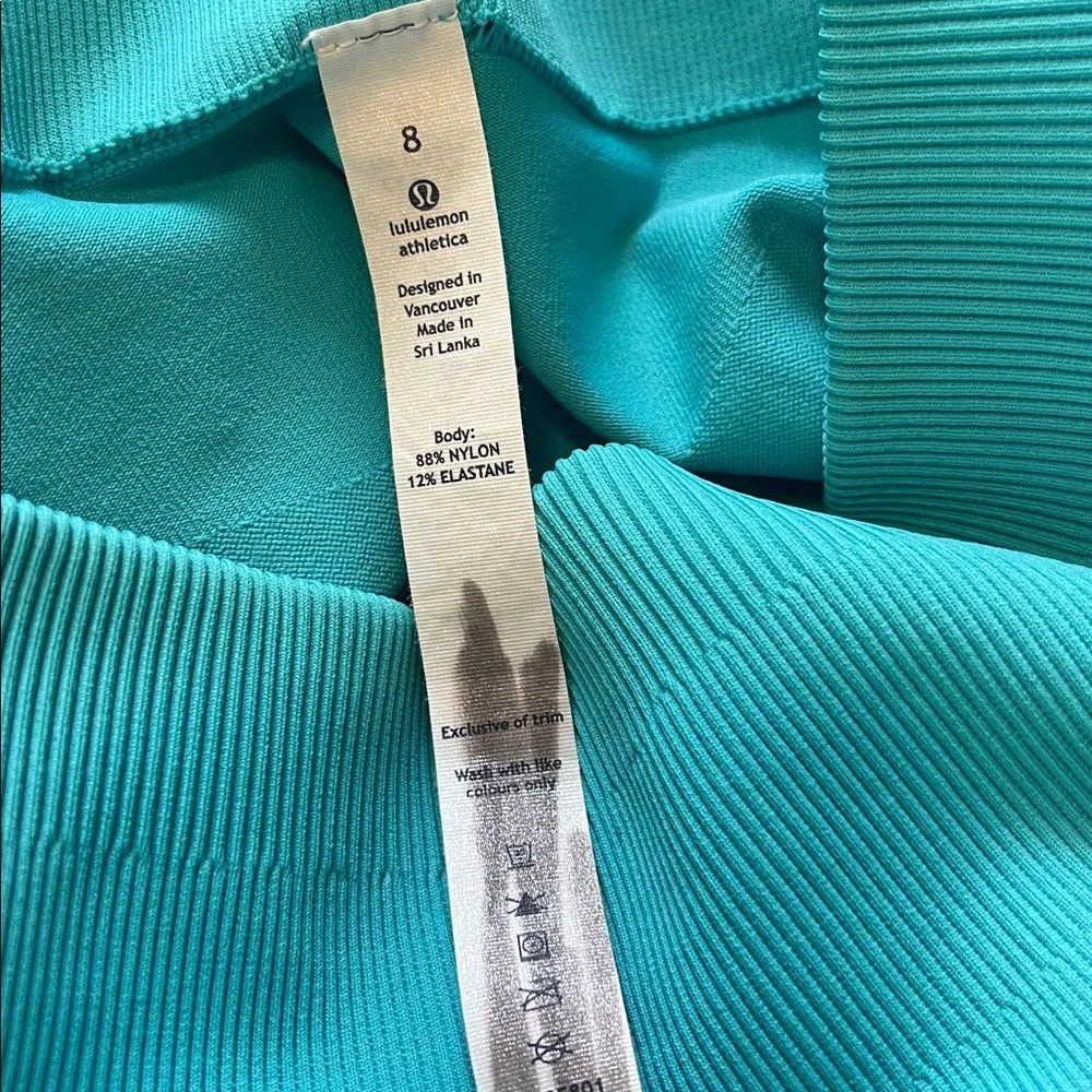 Lululemon Training Tights Teal 8